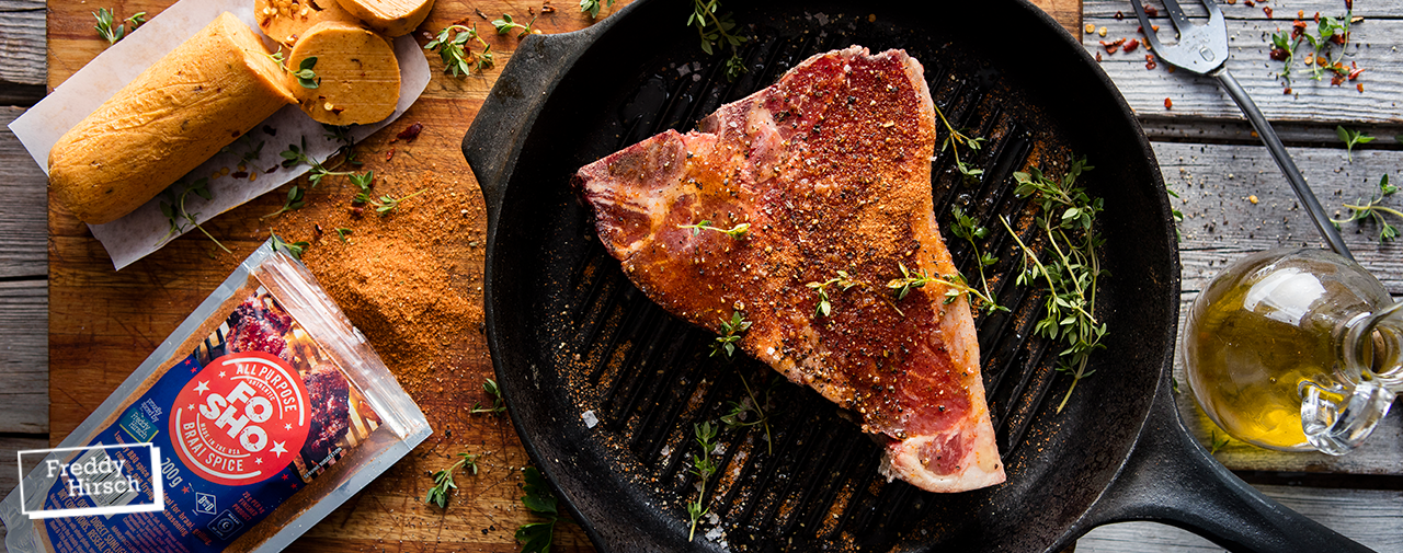 FO SHO Braai Spice Grilled TBone Steak The Braai Bru